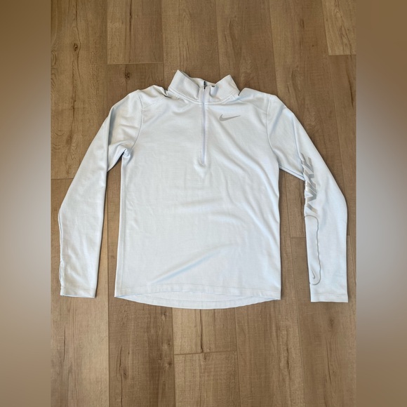 Nike Gray Quarter-Zip Pullover - Picture 2 of 4